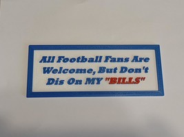 Buffalo Bills Magnetic Fan Sign - $223.42 MXN
