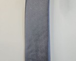 Billy London Gray Solid Pattern Neck Tie, Narrow, 100% Polyester - £9.68 GBP