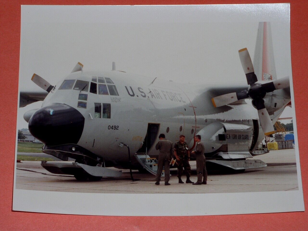 U.S. Air Force Skibird New York Air National Guard Military Photo Vintag... - $39.99