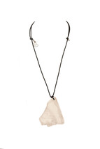 Regina Dabdab Womens Selenite Necklace Signs &amp; Symbols Silver Size OS - £196.16 GBP
