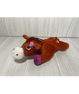 Lisa Frank Cuddle Buddy Bean Bag Creations vintage 90s plush horse from DIY kit - $19.79