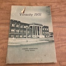 1951 Cushing Oklahoma High School Yearbook Annual - £23.20 GBP