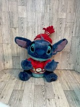Disney Store Exclusive Lilo &amp; Stitch Christmas Snowman Sweater Plush With Tags - £11.96 GBP