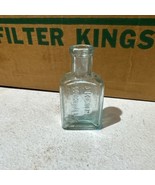 Vintage Blue Kemps Cough Balsam Bottle Leroy, N.Y. O.F. Woodward - £11.84 GBP