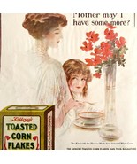 Kelloggs Toasted Corn Flakes 1910 Advertisement Teasing Mother Lithograp... - $82.71 CAD