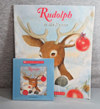 Rudolph to The Rescue w/ Audio CD Paperback Scholastic School Edition 2006 NOS - £7.13 GBP