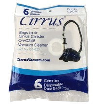 Cirrus Vacuum Bags VC248 Canister 6 pack - £7.53 GBP