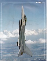 General Dynamics F-16C Fighter plane Original Promotional Print  - £4.95 GBP