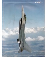 General Dynamics F-16C Fighter plane Original Promotional Print  - $8.66 CAD