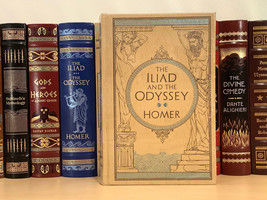 The Iliad and the Odyssey by Homer - leather-bound - New - £37.77 GBP