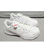 New Balance White On White Womans Sneakers Size 5 Wide (A11) - £30.81 GBP