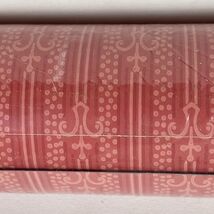 Eisenhart Wallpaper Wallcovering Raspberry Stripes 1980s Double Roll 20.... - $14.53