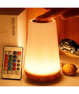USB Rechargeable Table Lamp with Remote Control 13 Color Changing Touch ... - £16.04 GBP