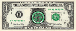 Celtic FC Football Club on a REAL Dollar Bill Cash Money Collectible Memorabilia - £7.07 GBP