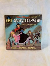 A Disneyland Record and Paperback Book Mary Poppins 1977 Songs From The Film - £10.06 GBP