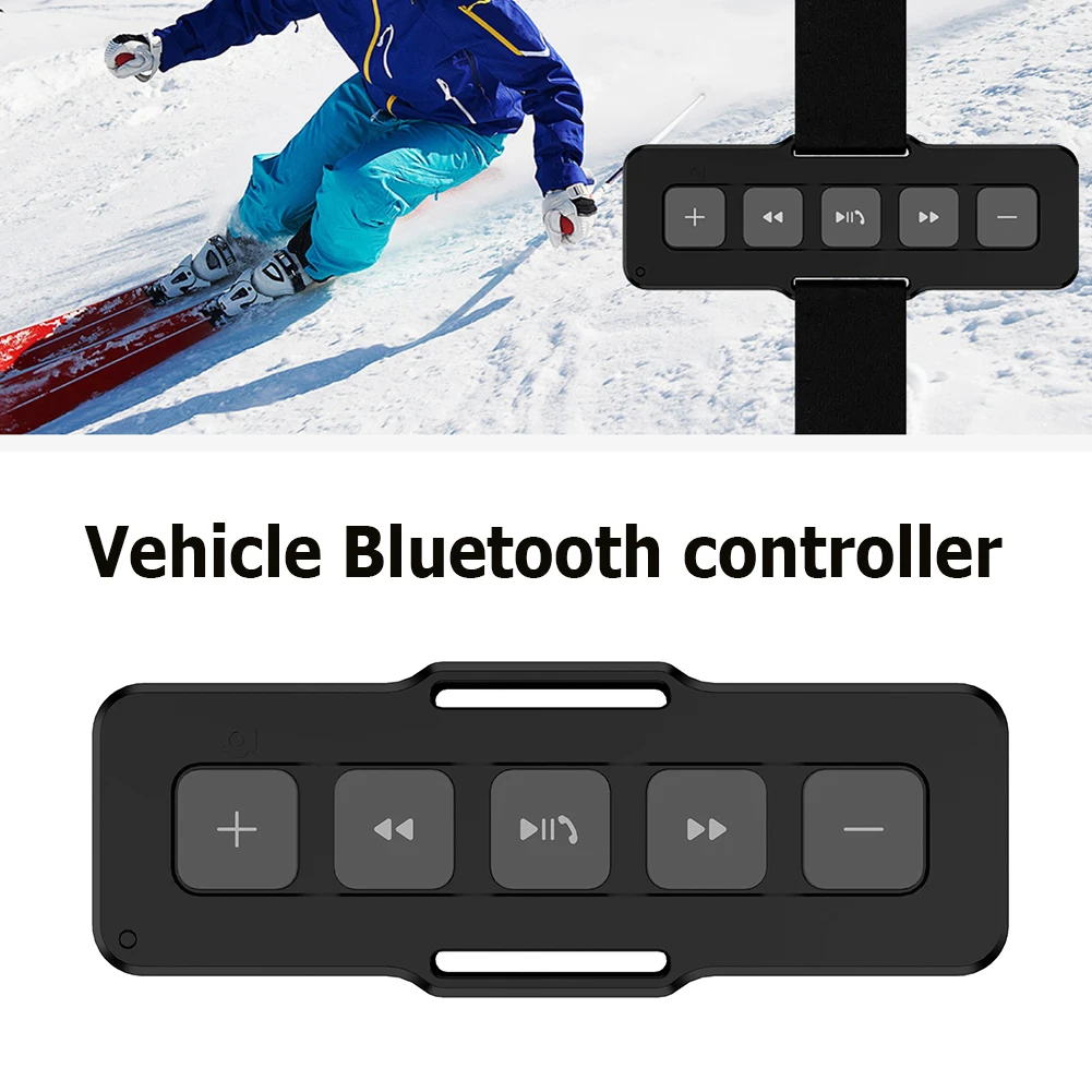 Wireless Bluetooth-compatible Remote Bicycle Music Control Remotes Motorcycle - £17.69 GBP