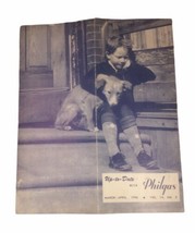 Up To Date With Philgas 1946 Phillips 66 Pamphlet With Boy, Dog, News &amp; ... - $15.80