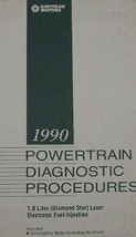 1990 Aigle Talon Plymouth Laser Powertrain Diagnostic Manuel Diamant Star 90 Efi - £7.85 GBP