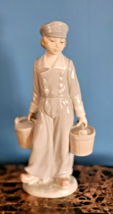 Lladro Spain Dutch Boy With Pails #4811 Matte Finish Figurine 8.25&quot; Retired - £44.81 GBP
