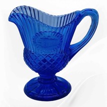 Vintage Avon by Fostoria Cobalt Blue Pitcher with Handles - £7.99 GBP