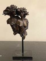French Artist Christine Remy Femmes Modernist Bronze Art Sculpture - £952.58 GBP