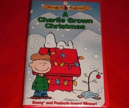 Peanuts Classic A Charlie Brown Christmas Winter Family Kids VHS Movie Tape - £8.64 GBP