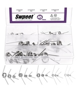 45-Piece Stainless Steel Torsion Springs Assortment Kit for DIY Projects - $367.61 MXN