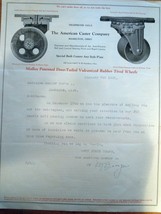 Vintage The American Caster Company Ohio Correspondence 1925  - $6.83 CAD