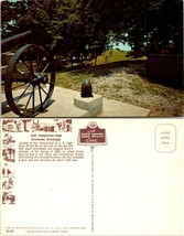Mississippi Greenwood Fort Pemberton Park Civil War Canon Vintage Postcard - £7.34 GBP
