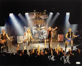 Joe Elliott Phil Collen Signed 16x20 Def Leppard Band Photo 2 JSA ITP - $203.69