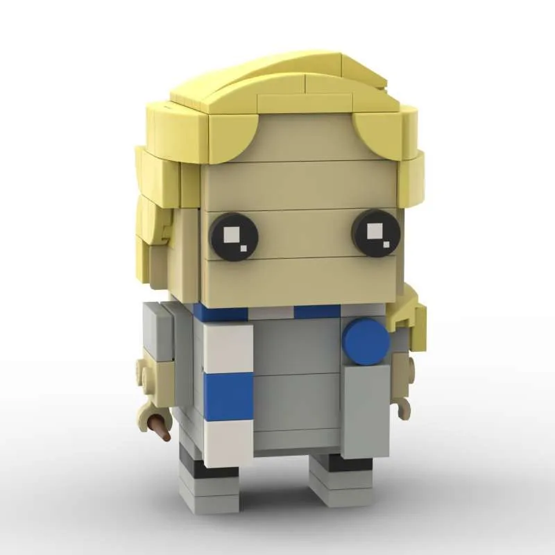 GSBAN Brickheadz Magic School Movie Wizard Harries Figures MOC Model -146PCS PDF - $22.88