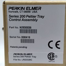 Perkin Elmer N2930036 Series 200 Peltier Tray Control Assembly (Parts On... - £97.54 GBP