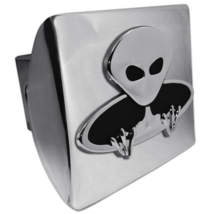 Alien Chrome Metal Usa Made Trailer Hitch Cover - £68.60 GBP