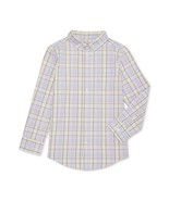 Wonder Nation ~ Boy Size Large (10/12) Long Sleeve ~ Button Down Plaid S... - $28.06 CAD