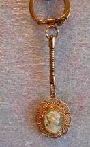Small Cameo Keychain, Pendant Style for Keys and Crafts, and Christmas Gifts - £7.95 GBP