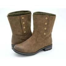 MUK LUKS Women&#39;s Crumpet Boots Brown Size 11 - £27.86 GBP