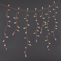 300Ct High Density Icicle Lights Clear With White Wire - - £28.34 GBP