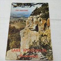 Vintage 1967 Directory Lake Wisconsin Vacation Land Map Brochure Booklet  - $14.85