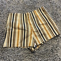 Forever 21 High Rise Shorts, Large, Cotton, Striped, Zipper, NWT - $18.99
