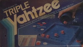 Vintage 1978 Deluxe Triple Yahtzee Dice Game Milton Bradley Lowe New Sea... - $46.74