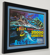 RARE Disney Twenty Thousand Leagues Under the Sea Nautilus Framed Poster 28x22 - £105.17 GBP