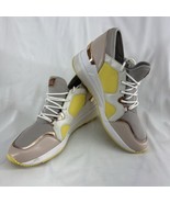 MICHAEL KORS Liv Trainer Sneakers Small Air Mesh Aluminum Women&#39;s Size 10 - $83.86 CAD