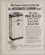 1949 Print Ad Nesco Golden Jubilee Electric Roaster National Enameling Milwaukee - £7.75 GBP