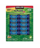 Kirkland Signature Quit4 4mg Lozenge Mint 270 Count - £65.92 GBP