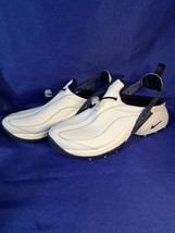 Vintage 2001 NIKE Air Women’s Trainers Size 6.5 Slip-on Sneakers White a... - $37.39