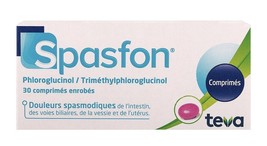 Spasfon for Spasmodic Pain 80mg - Pack Of 30 Tablets - $19.99