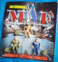 MAF Mighty Action Forces Ace 1992 Novelties - Air Command Figures Set Vintage  - £8.43 GBP
