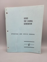 Hewlett Packard 608D VHF Signal Generator Operating and Service Manual - $13.84