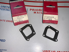 NEW Lot of 2 OEM Briggs &amp; Stratton Fuel Pump Gaskets #270328 (5-21A) - £5.22 GBP