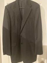 Hickey Freeman Loro Piana Tasmanian Super 120s Wool Blazer Men&#39;s 42L Gray - $543.12 MXN
